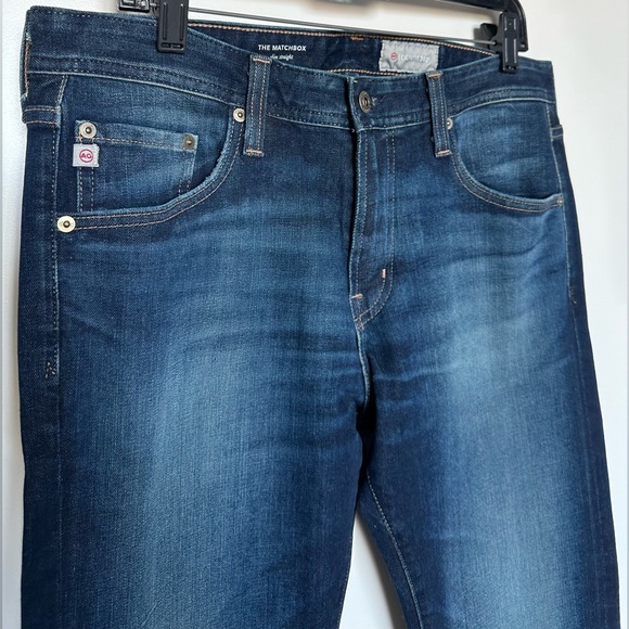 LAST CALL! AG Denim 360 - The Matchbox Slim Straight Jeans - Size 33x34 - Picture 2 of 4